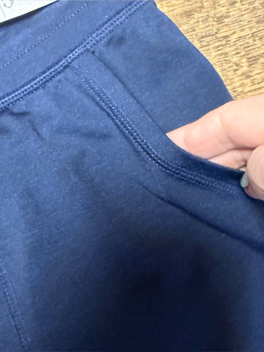 Zyia Active Jogger Pants Women's XXXL 3XL Navy Blue Pockets Stretch - Picture 6 of 10
